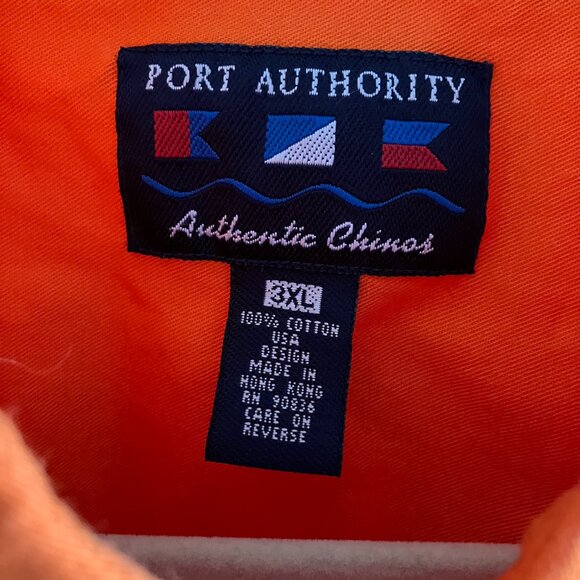 Port Authority Hooters Orange Short Sleeve Button-Up Shirt Men’s Size 3XL. - Picture 8 of 14